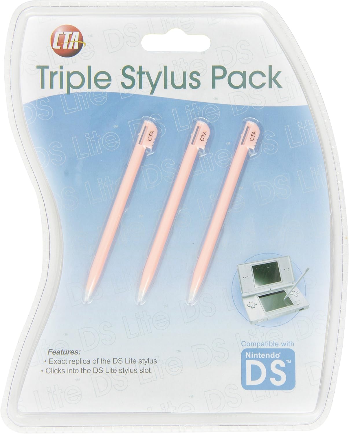DS Lite Triple Stylus Pack Pink Nintendo DS Standard Edition