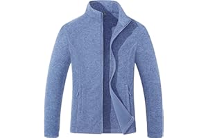 MAGCOMSEN Fleece Jacket Women Zip UP Lightweight Soft Polar Warm Winter Jackets for Women with Pockets Outdoor Hiking