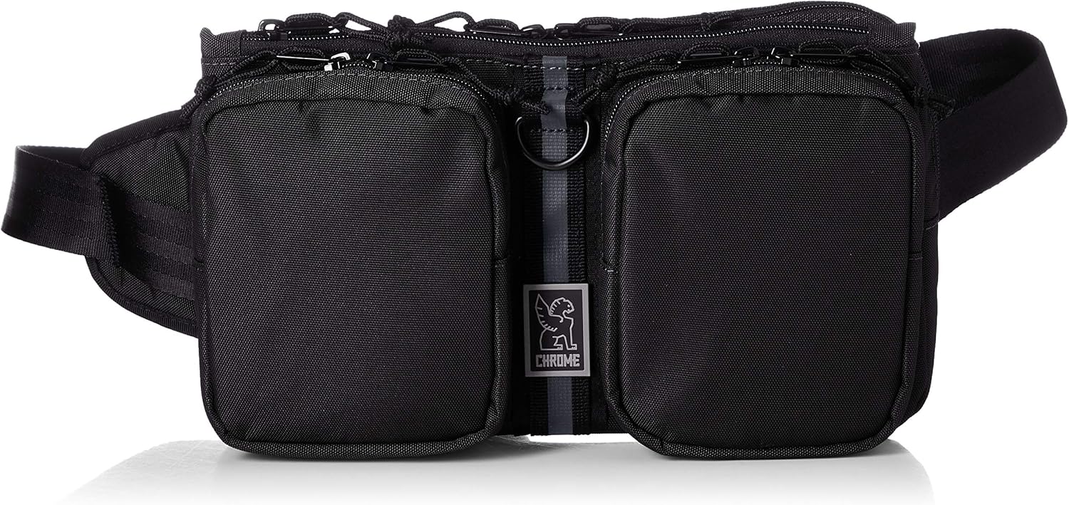Chrome Industries MXD Notch Sling Bag Low Profile Crossbody Sling or Waistpack, Schwarz