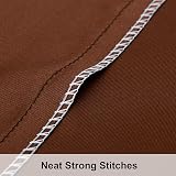 NTBAY Satin Standard Pillowcases 2 Pack 20x26 Brown Envelope Closure view 4