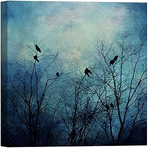SIGNWIN Canvas Wall Art Birds Perched on High...