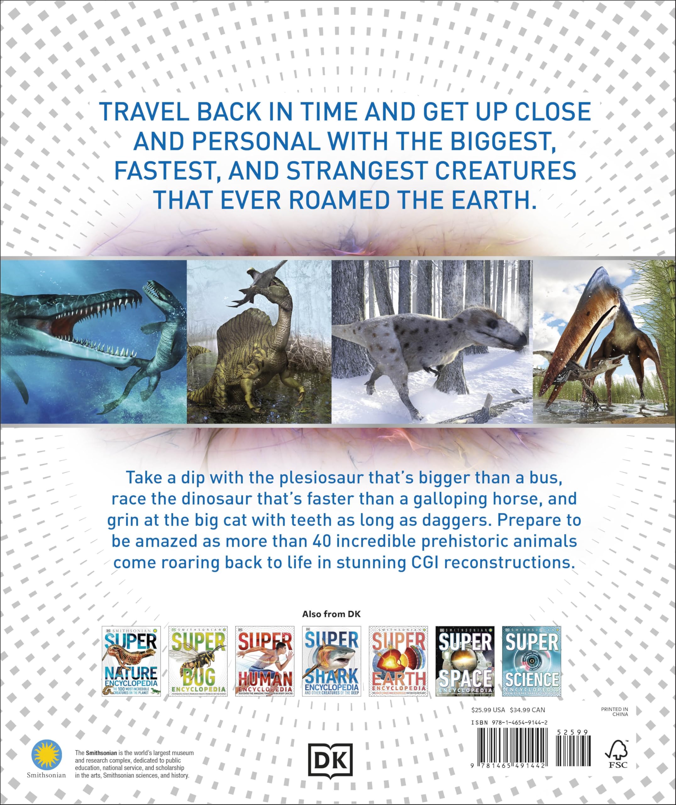 Super Dinosaur Encyclopedia: The Biggest, Fastest, Coolest Prehistoric Creatures (DK Super Nature Encyclopedias)