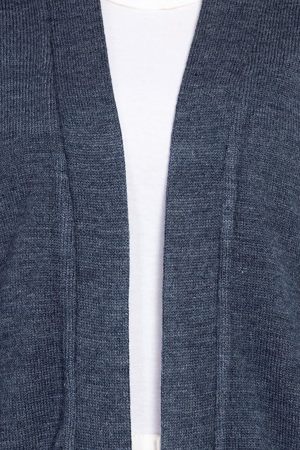 boxymoxy front open full sleeves blue sweater cardigan for girls & women