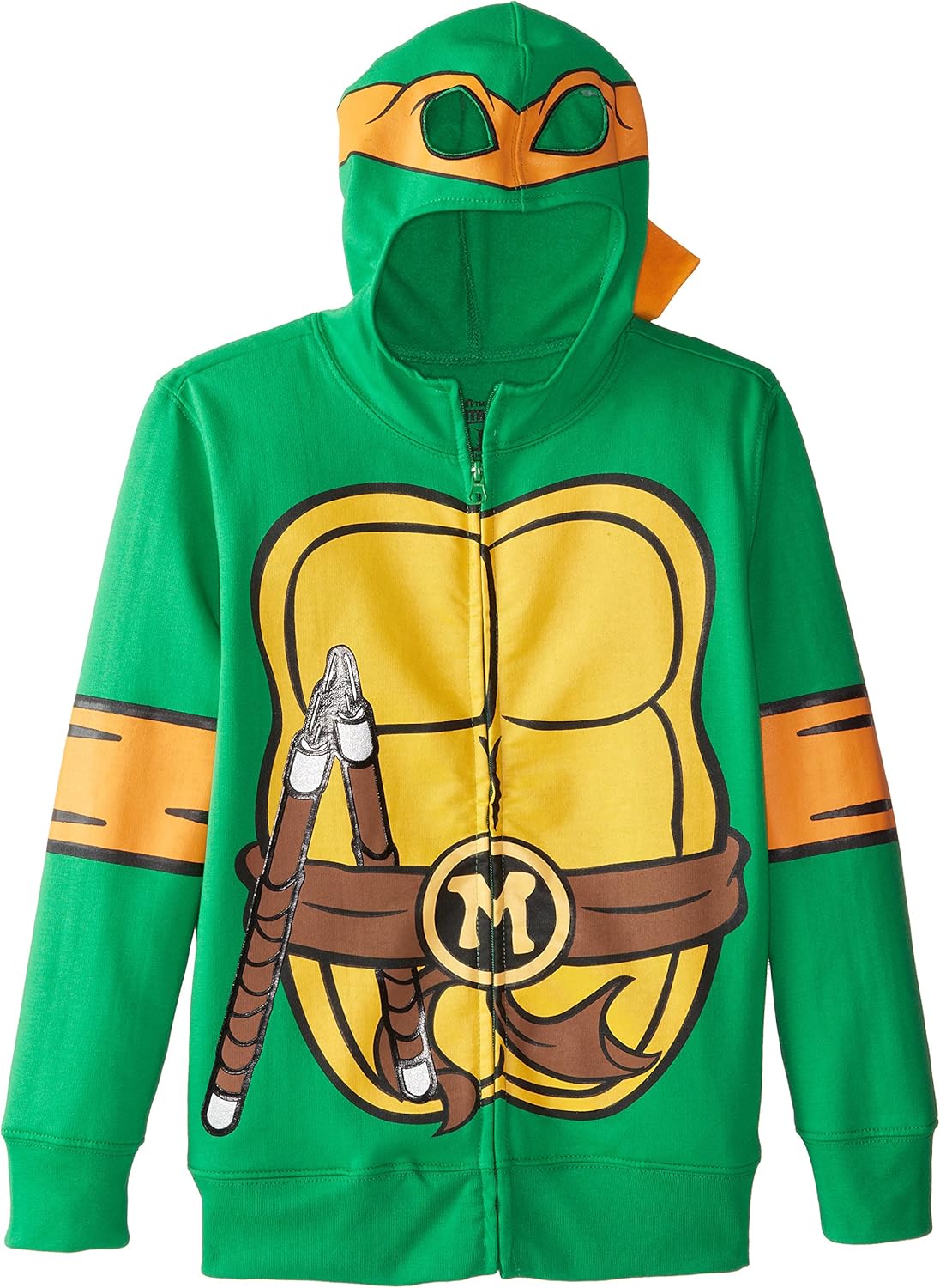 Official Teenage Mutant Ninja Turtles Oversized Hoodie For Boys 7-13 - Wearable Blanket, Fleece, With Zip Pocket