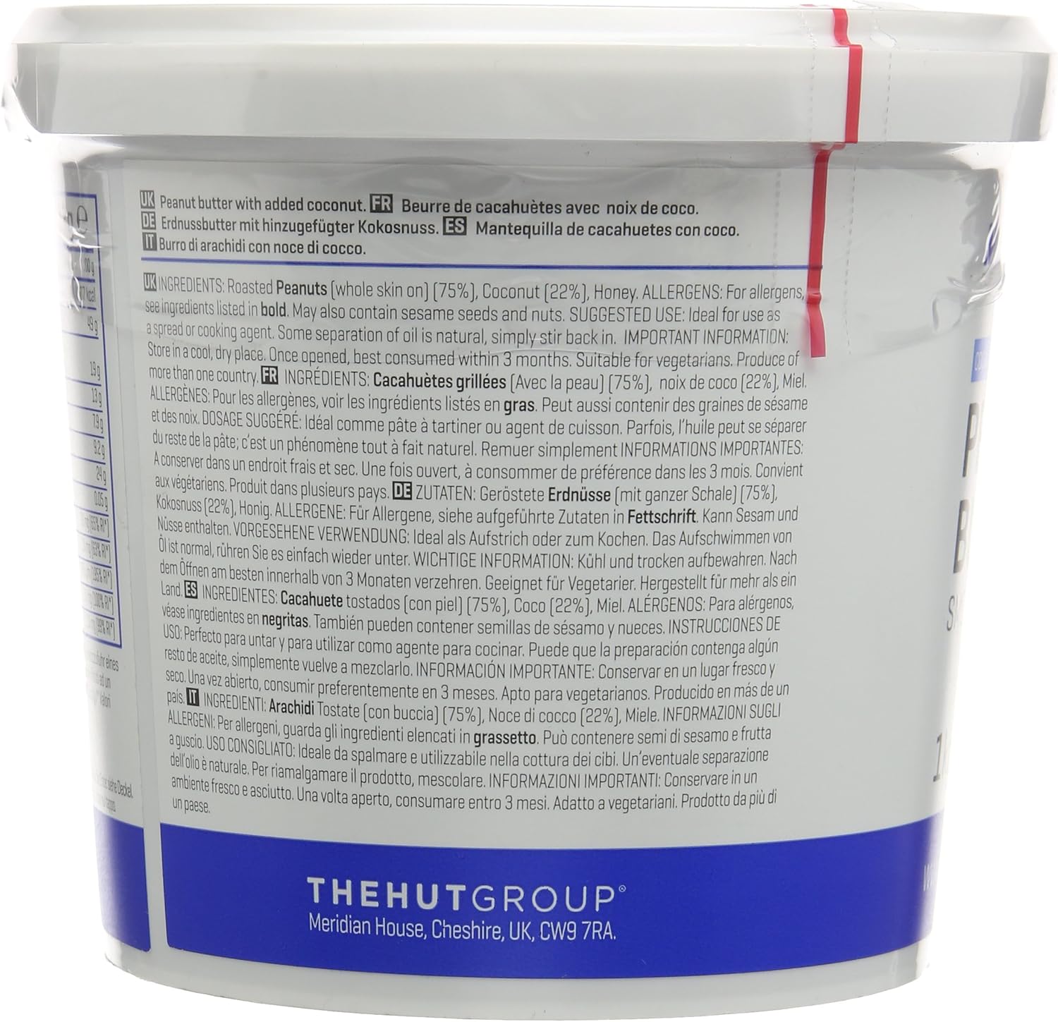 Myprotein Coconut Peanut Butter Smooth, 1 kg (Pack of 1) - Image 4