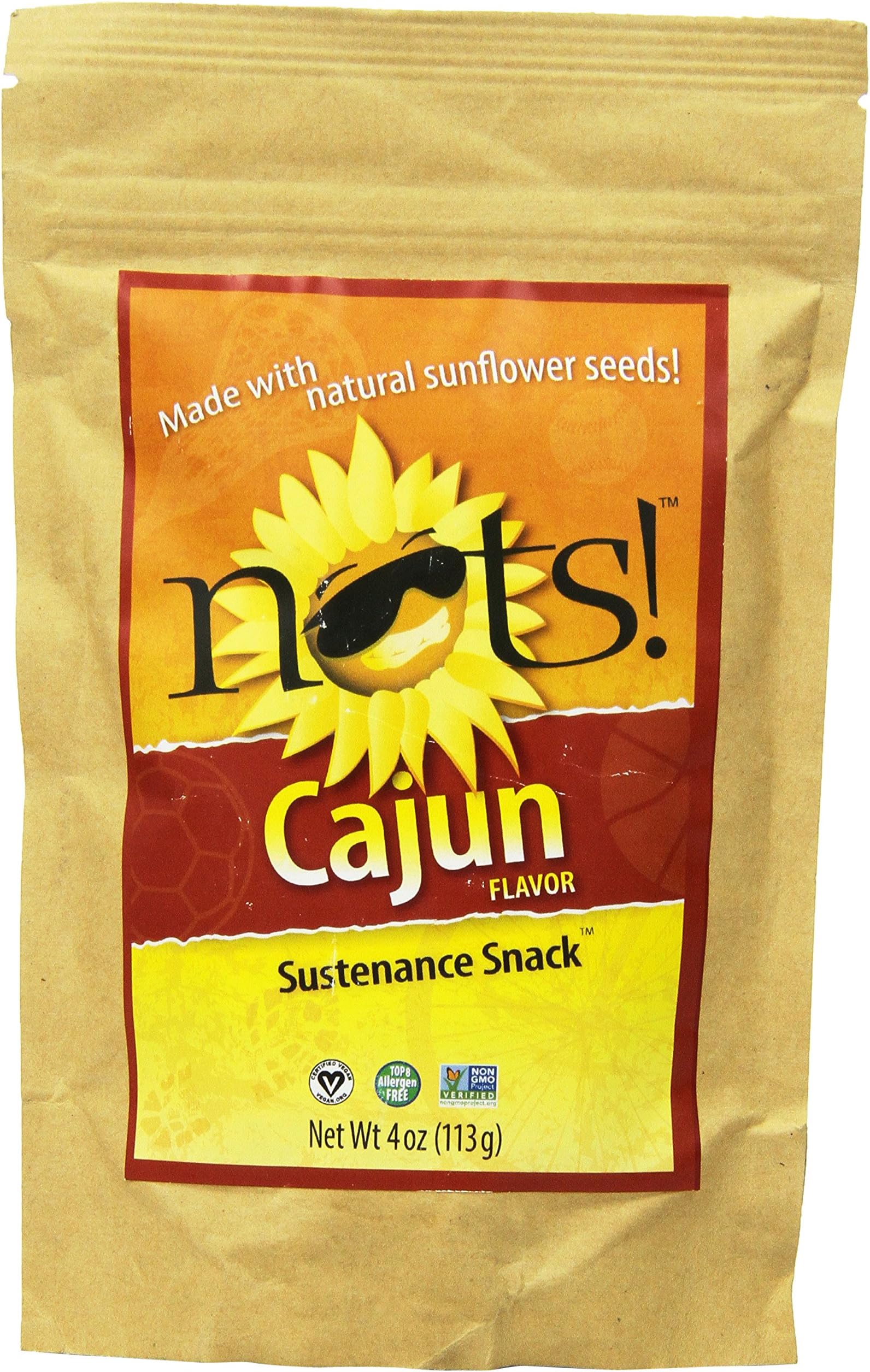 Nots Sunflower Snacks Roasted, Cajun, 4 Ounce