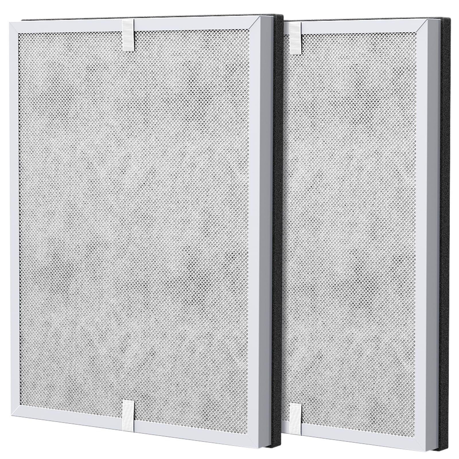 Photo 1 of MSA3/MSA3S Replacement Filter for Smoke Compatible with Membrane Solutions MSA3 and MSA3S Device, 4-Stage HEPA Filter, 2 Pack