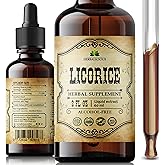 HERBALICIOUS Licorice Root Extract (Glycyrrhiza glabra) – Organic Liquid Herbal Extract, 2 fl oz – Vegan, Non-GMO, Gluten-Free