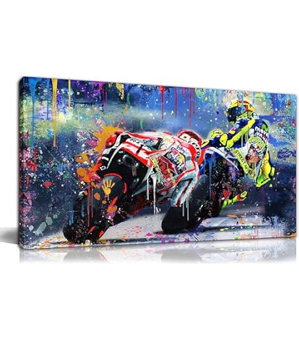 ポスター Nick KAWASAKI NINJA ZX14R poster featuring orange bike in various