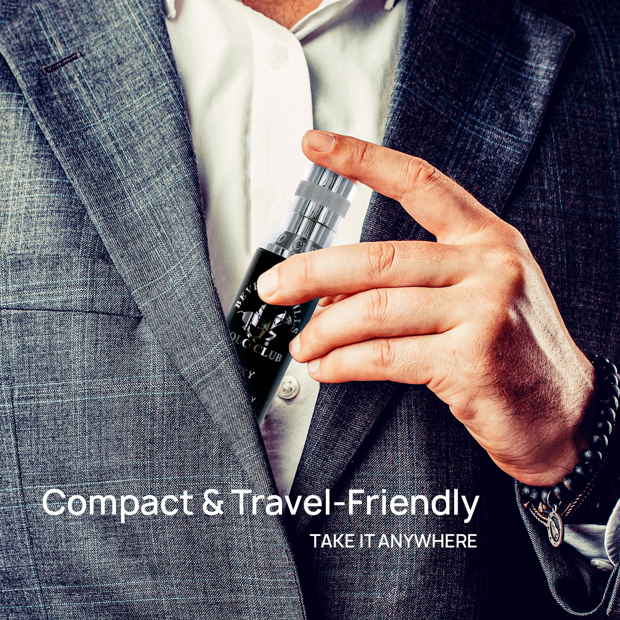 Beverly Hills Polo Club Body Spray for Men - BHPC Sexy for Men - Oriental, Woody, Fresh & Masculine Scent - Long Lasting Cologne Body Mist - Ideal Gift for Him, 6oz