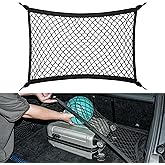 VEHIRIE Elastic Cargo Net for SUV, Car Trunk Net Organizer with ABS Hook Storage Mesh Cargo Nets 27.5 x 19.6 inches for Truck Bed Tailgate Netting Accessories