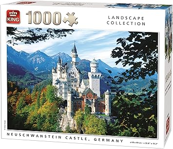 King Puzzle Chateau Neuschwanstein 1000 Pieces En Couleur 68 X 49 Cm