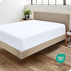 Bare Home Fitted Bottom Sheet Queen Size - Premium