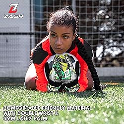 ZASH Soccer Goalie Gloves Youth Goalkeeper Gloves