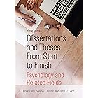 Dissertations and Theses From Start to Finish: Psychology and Related Fields