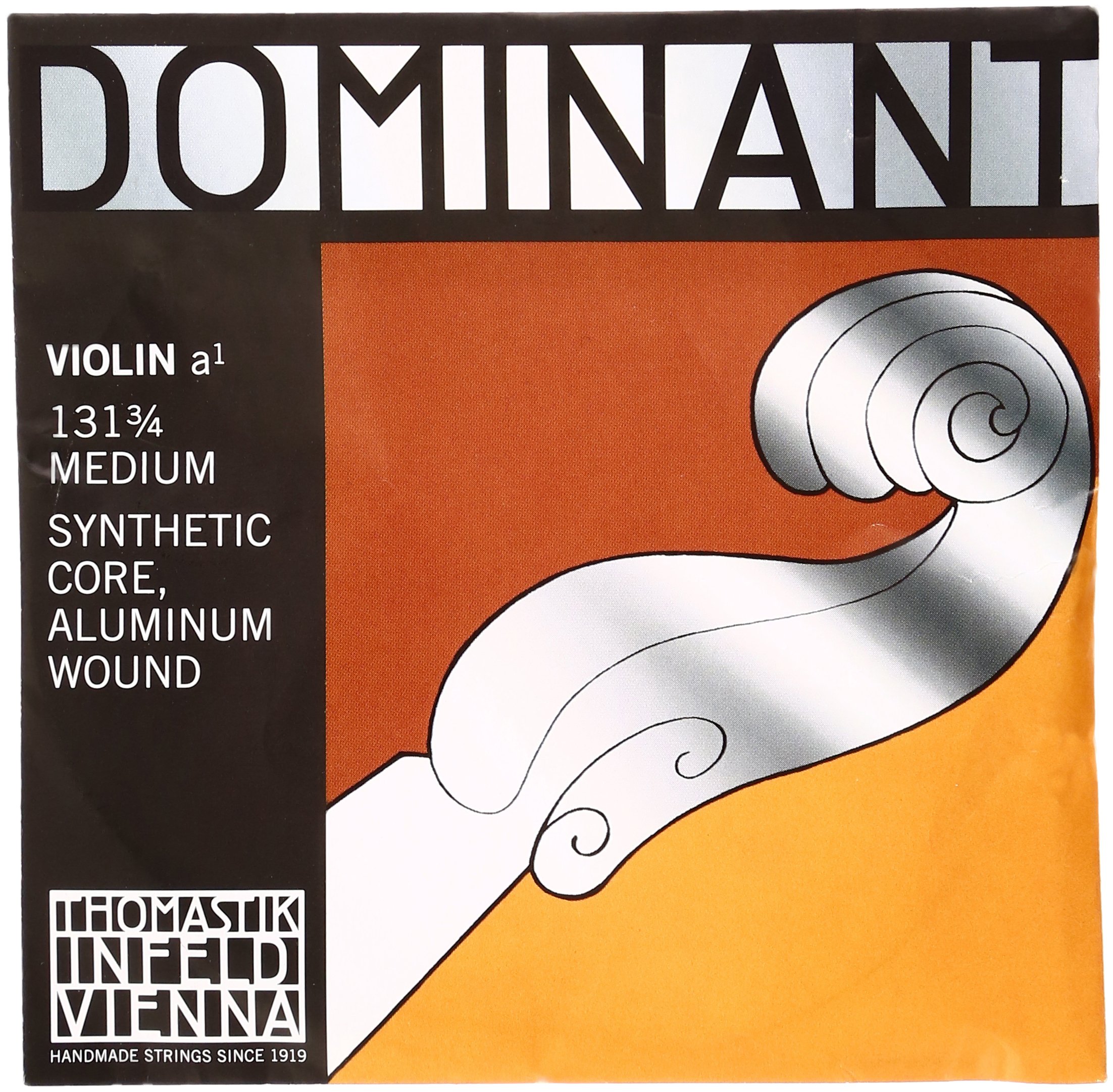Thomastik-Infeld- Dominant - 131 - A Single String - Violin - 3/4 Synthetic Core, Aluminium Wound - Tension 4.9kg/10.8lbs
