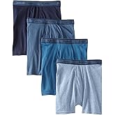 Hanes Men's Assorted Boxer Briefs 4-Pack