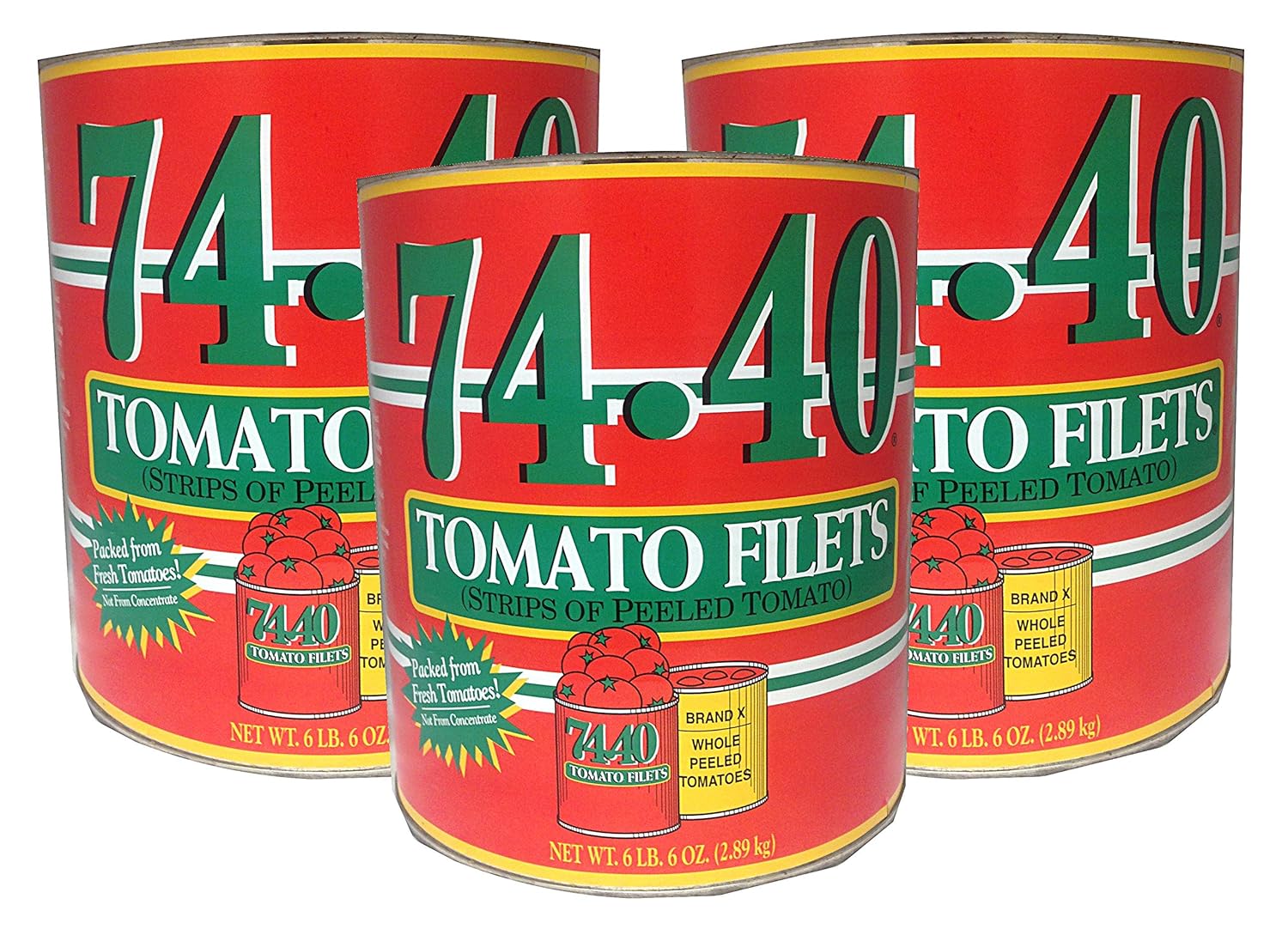 Stanislaus, 7440 Tomato Filets (Strips of Peeled Tomatoes