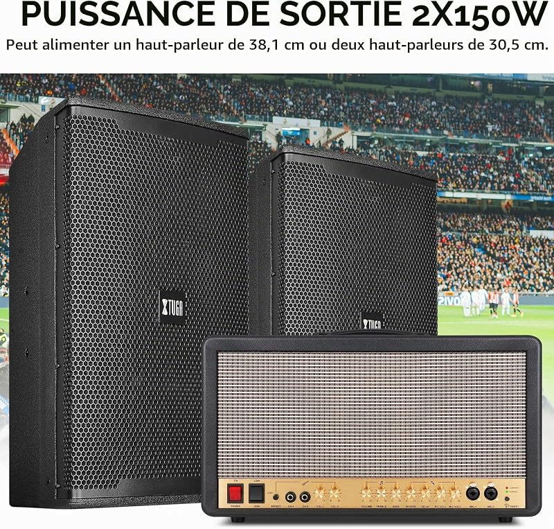 S06 Enceinte Bluetooth Puissant, Haut-Parleur extérieur Portable Haut-Parleur Bluetooth sans Fil, Haut-Parleur Multifonctionnel pour Les activités de Plein air