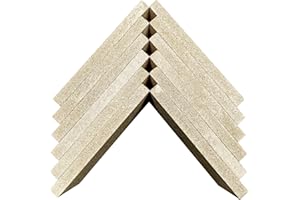 BoldWay Firebricks,Fire Bricks for Wood Stove,High Temperature Resistant Vermiculite Bricks(2700F),Cuttable and Drillable,Ideal for Wood Stoves and Fireplaces,Size 9" x 4-1/2" x 3/4", 12Pack