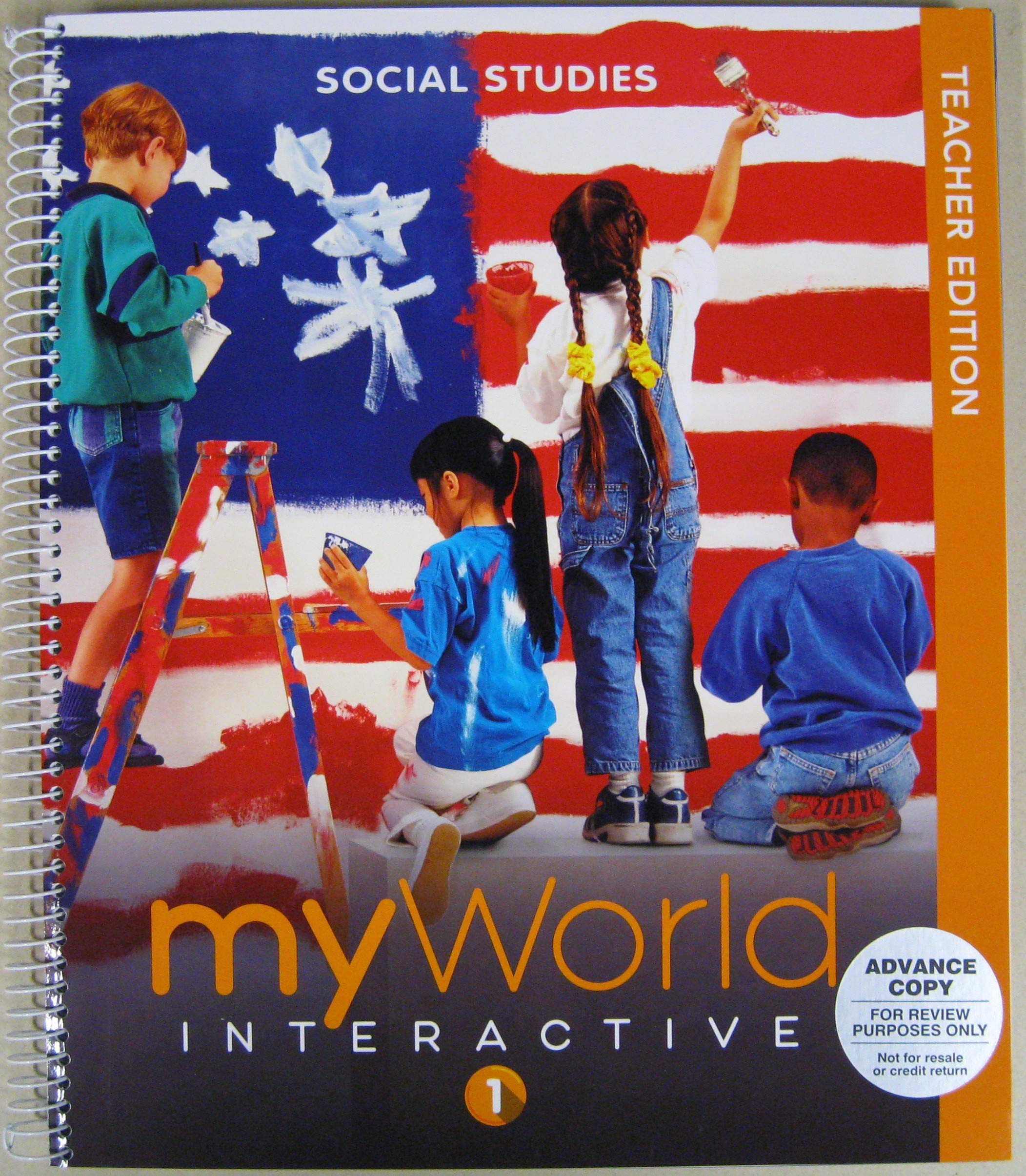 Photo 1 of MY WORLD INTERACTIVE 1 TEACHER EDITION SOCIAL STUDIES