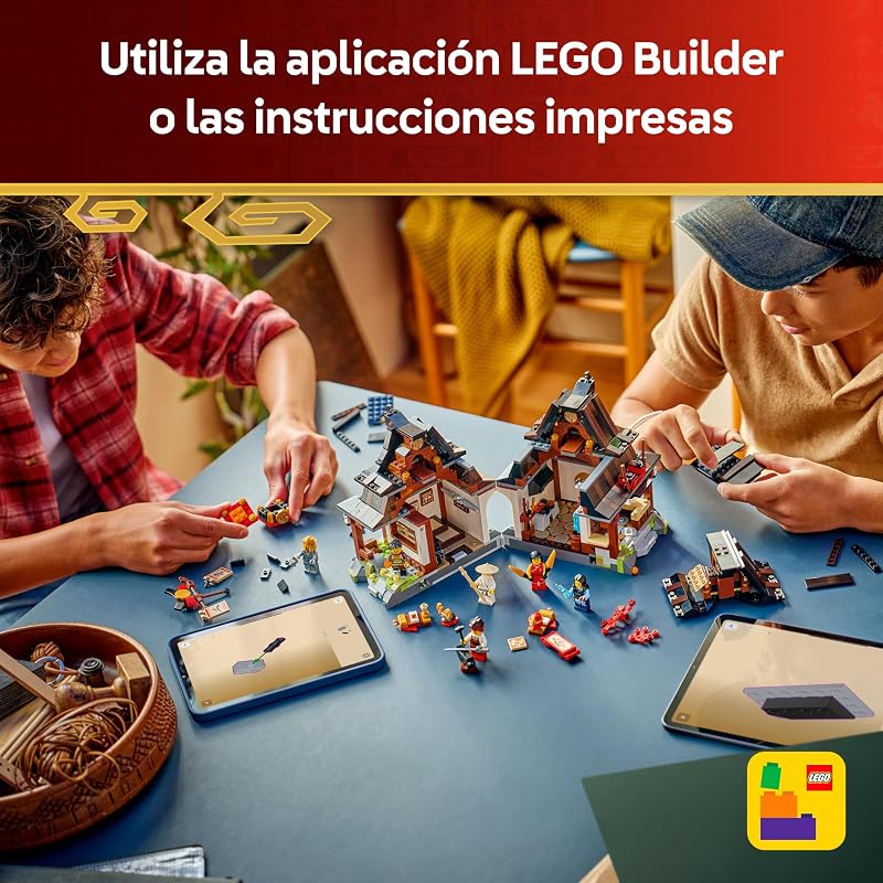 Ninjago Herrería Cuatro Armas: 15 Aniversario - Casa de Juguete con Minifigura y Tarjetas Coleccionables - Armas Ninja - Regalo Nostálgico para Niños y Adolescentes de 14+ Años y Fans - 71858 — foto 7 de 8