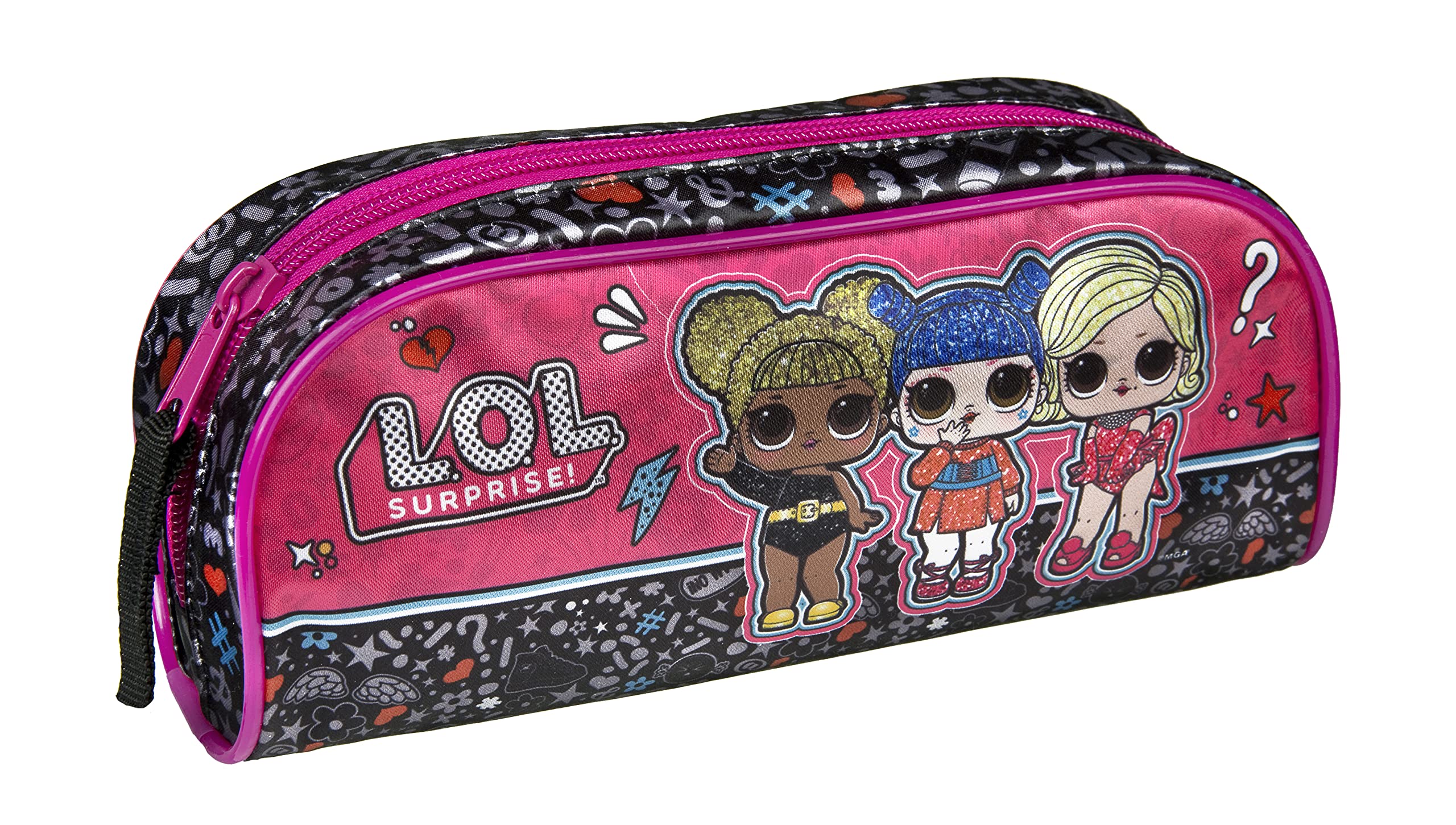 Undercover LOLO0691 LOL Surprise Pencil Case, Approx. 22 x 7 x 9 cm, Cartoon, Multicoloured