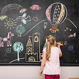 JOYIN 48 Pcs Cone Shaped Jumbo Sidewalk Chalks Non-Toxic Outdoor Set view 5