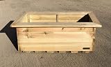 Simply Wood Signature Tanilised Trough Planter Extra Large Garden 83x40cm view 2