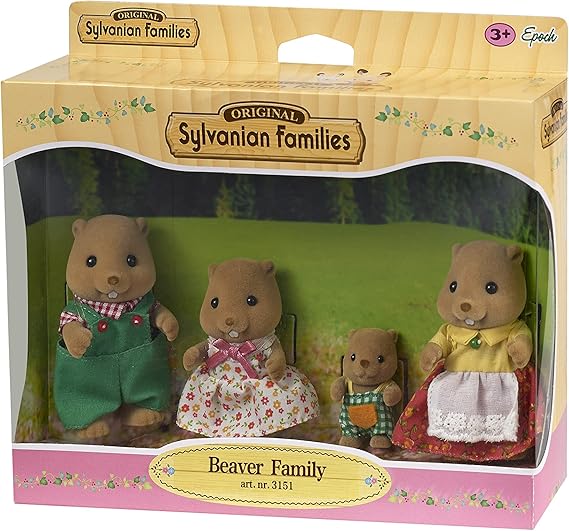 Famille castor sylvanian Clearance