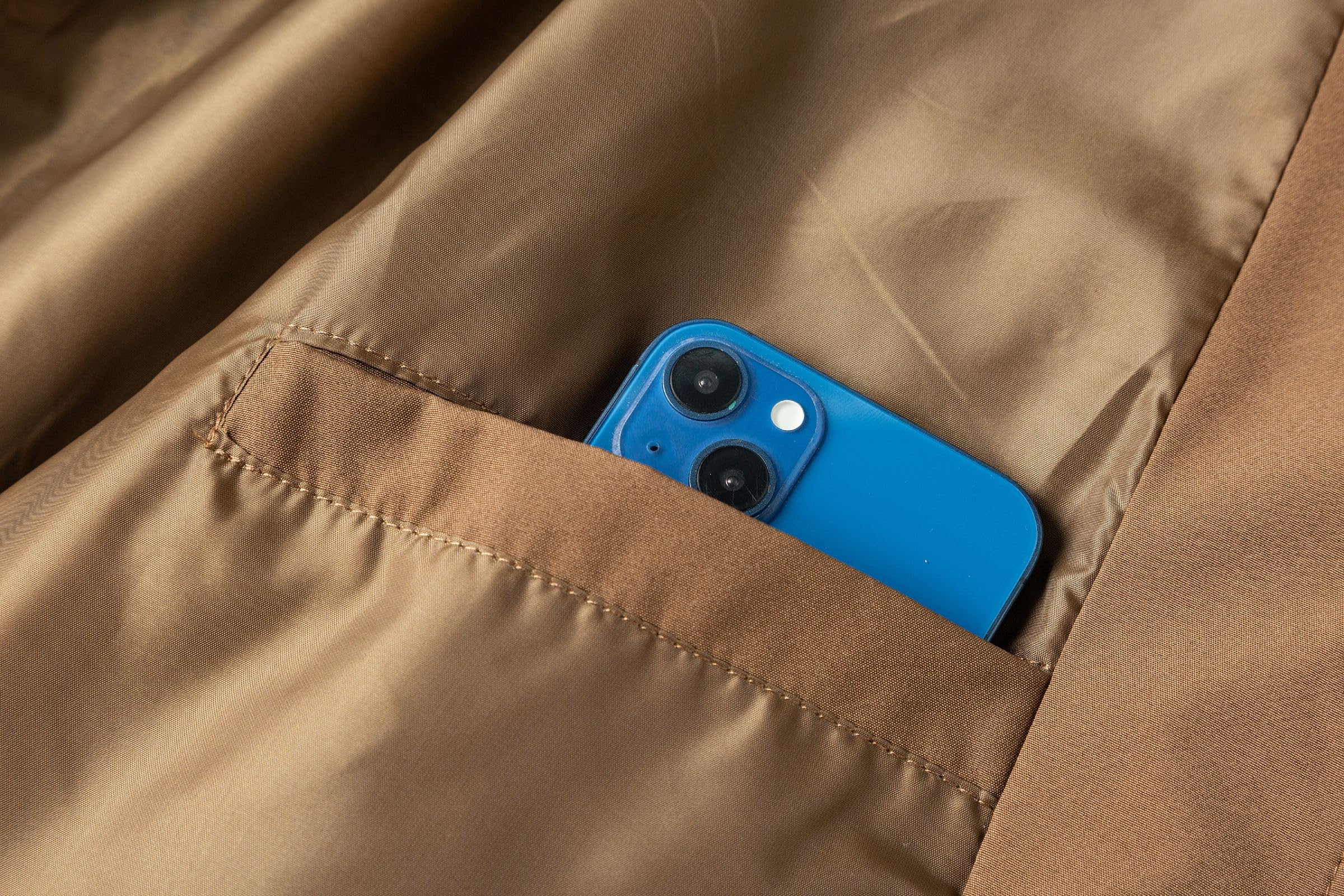 thumbnail image 2 of Men's Lightweight Bomber Jacket - PU Leather Windbreaker For Spring & Fall 2 of 13