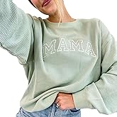 Giftifymama Maternity Sweatshirt Nursing Top Waffle Knit Breastfeeding Shirt with Zipper Pregnancy Mama Clothes Pullover