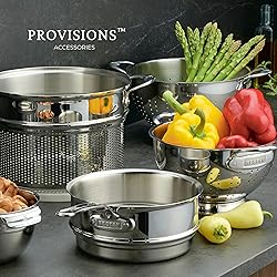 Hestan Provision Cookware, Pasta Insert, Stainless