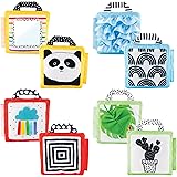 Sassy Reversible Soft Sensory Activity Panels, 4Count, Ages 0+
