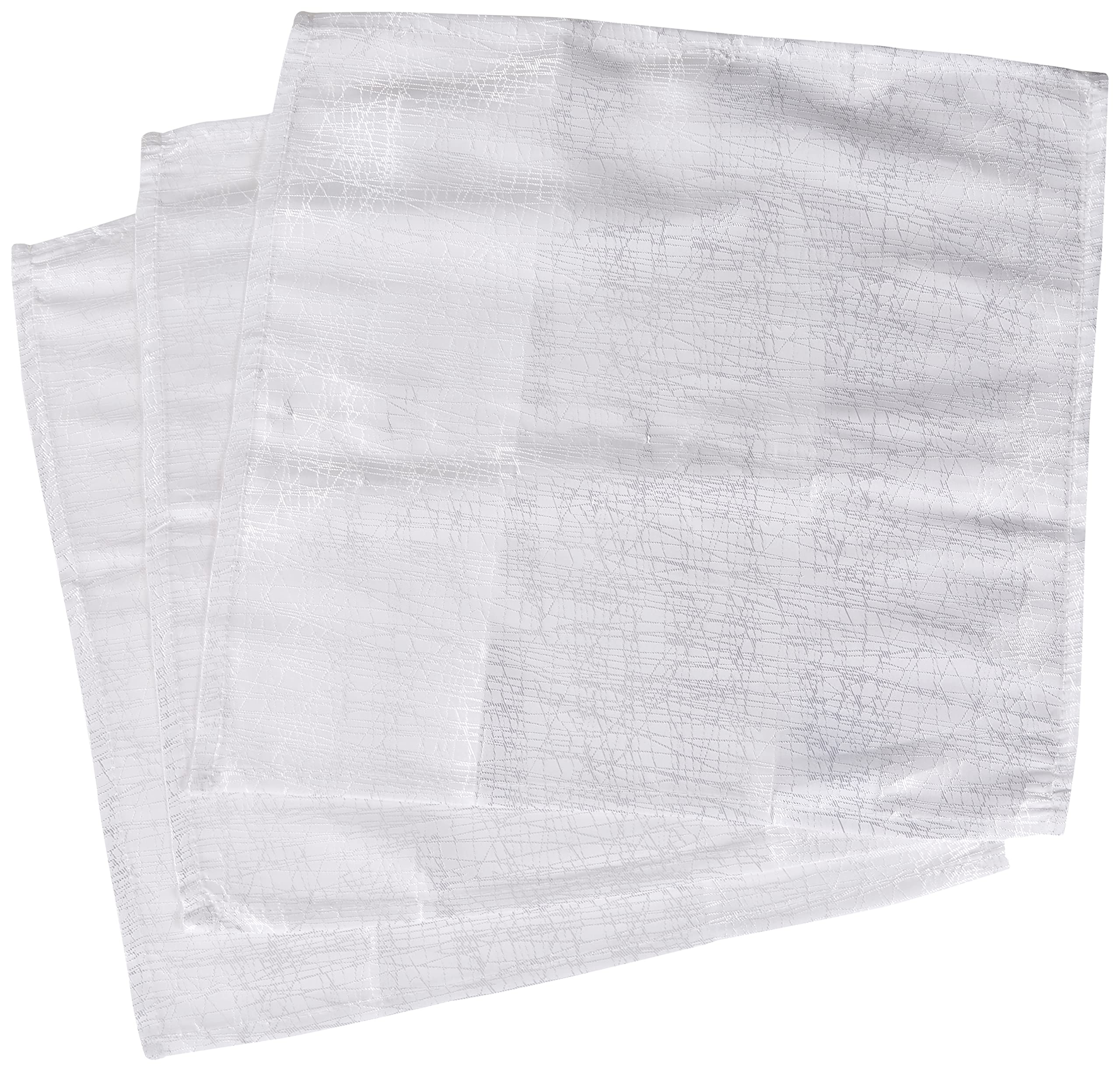 Soleil d'ocre 213800 Cotton Flat Sheet, polyester, white, 45 x 45 cm