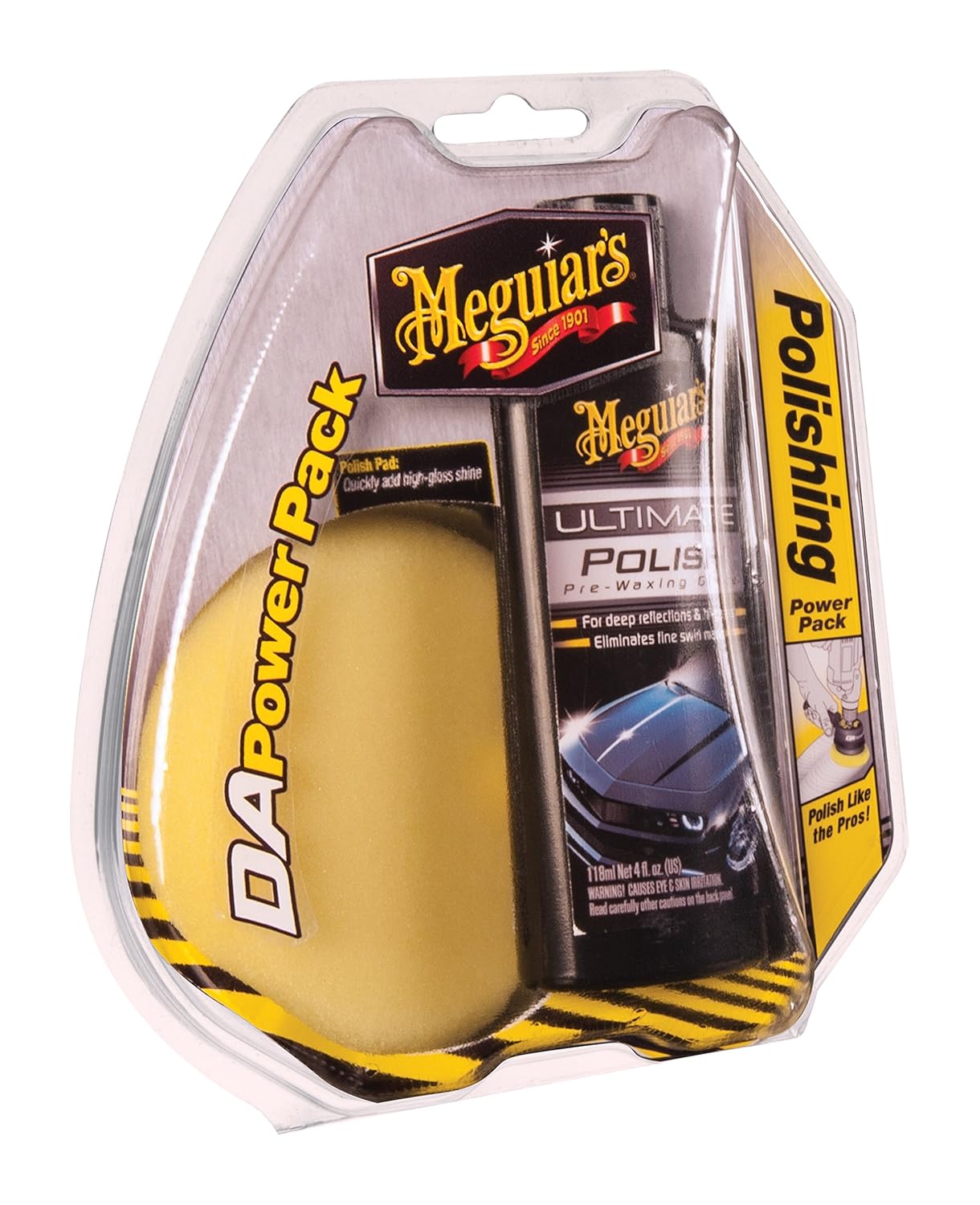 Meguiars G3508INT Dual Action Polisher Polishing Power Pads 2 Pieces 4
