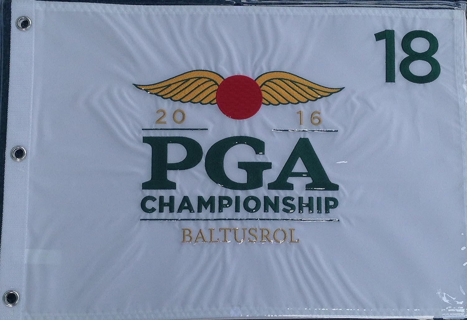 Amazon Com 2016 Pga Flag Baltusrol Championship Golf Embroidered Logo New Sports Collectibles