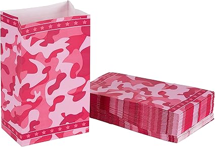 Amazon Com Party Treat Bags 36 Pack Gift Bags Camo Party