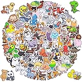100PCS Animal Stickers for Kid Water Bottle, Waterproof Vinyl Decals for Students Gifts School Supplies Classroom Teacher Prizes Laptop Scrapbook, Cute Kawaii Pet Stickers for Kids Teens Adults