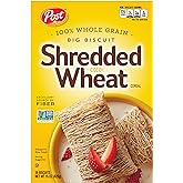 Shredded Wheat Big Biscuit, Whole Grain, Non-Gmo, Heart Healthy Breakfast Cereal, 15 Oz