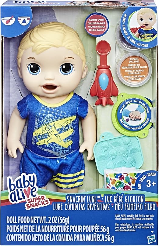 baby alive luke comiditas divertidas