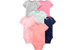 Simple Joys by Carter's baby-girls 6-pack Short-sleeve Bodysuit