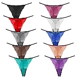 Umiehary 10 Pieces Colourful Low Rise Breathable