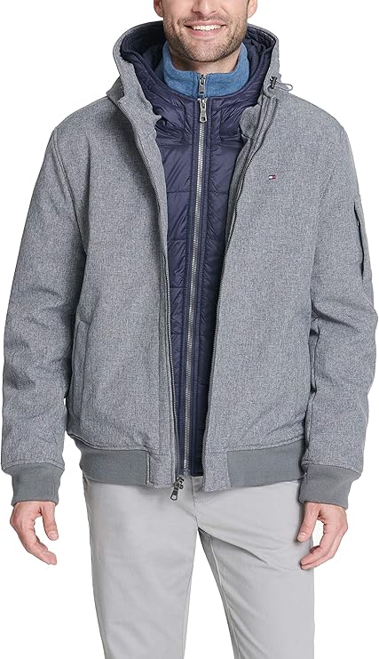 Tommy Hilfiger 汤美费格 男式软壳飞行夹克外套 3.5折.99 海淘转运到手约￥557