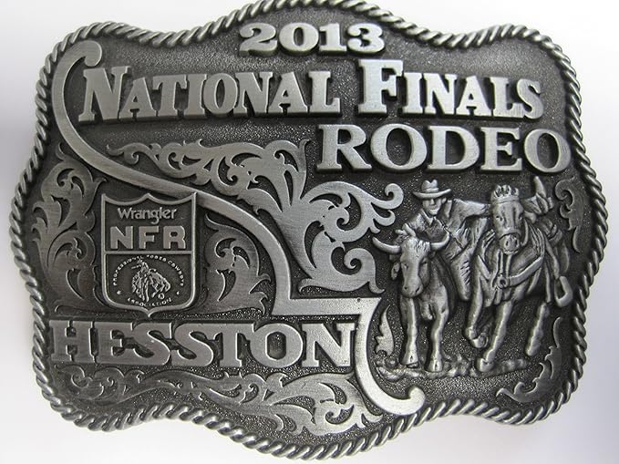 Hesston 2013 National Finals Rodeo NFR Adult Belt Buckle