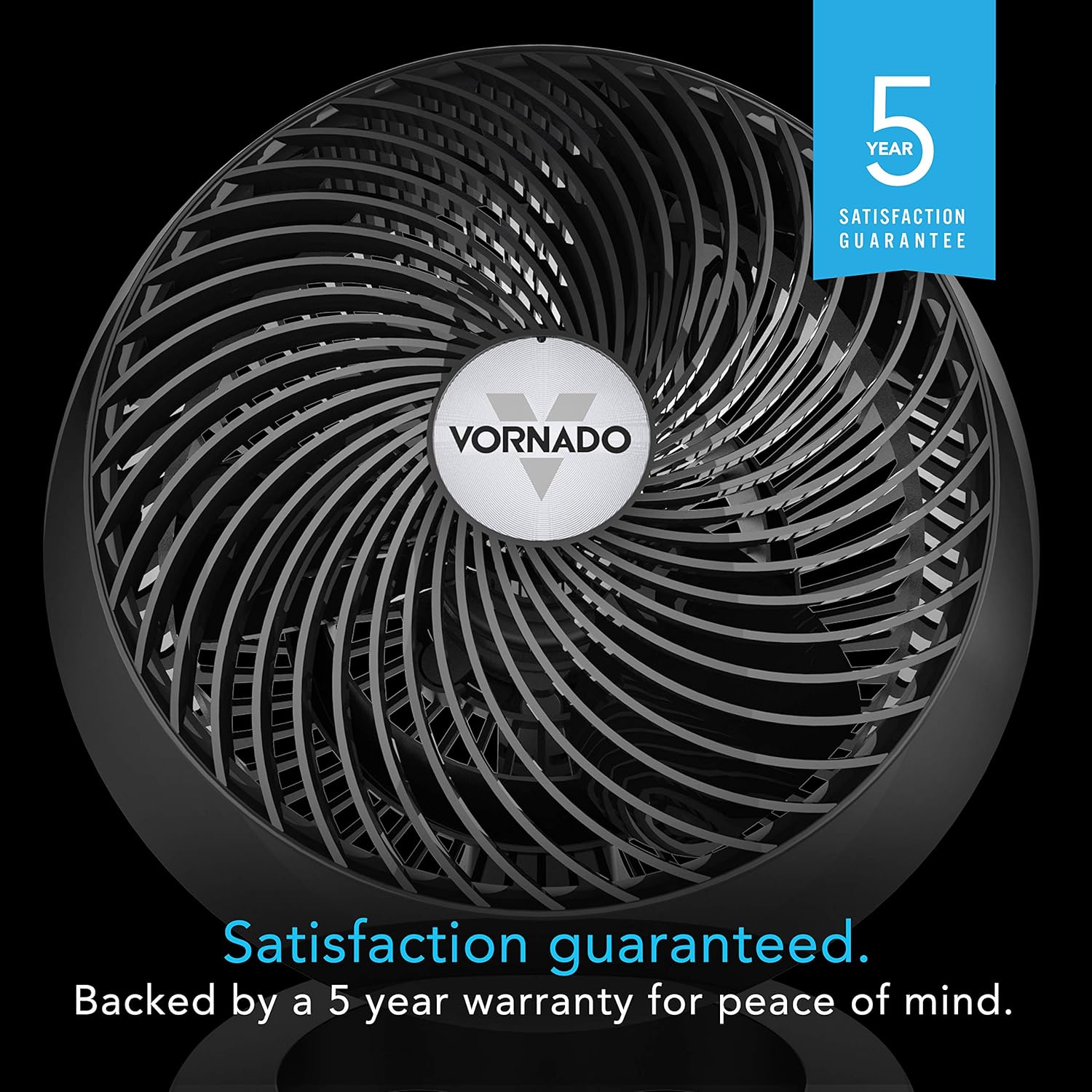 Vornado 660 Large Whole Room Air Circulator Fan with 4 Speeds and 90-Degree Tilt, 660-Large, Black: Home & Kitchen