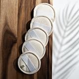 So Eco Gentle Facial Buffers 5 Pack Natural Cotton Reusable Makeup Remover view 3