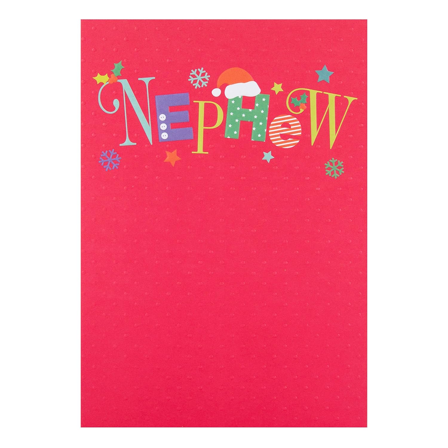 Hallmark Nephew Christmas Card Medium Amazon.co.uk Office Products