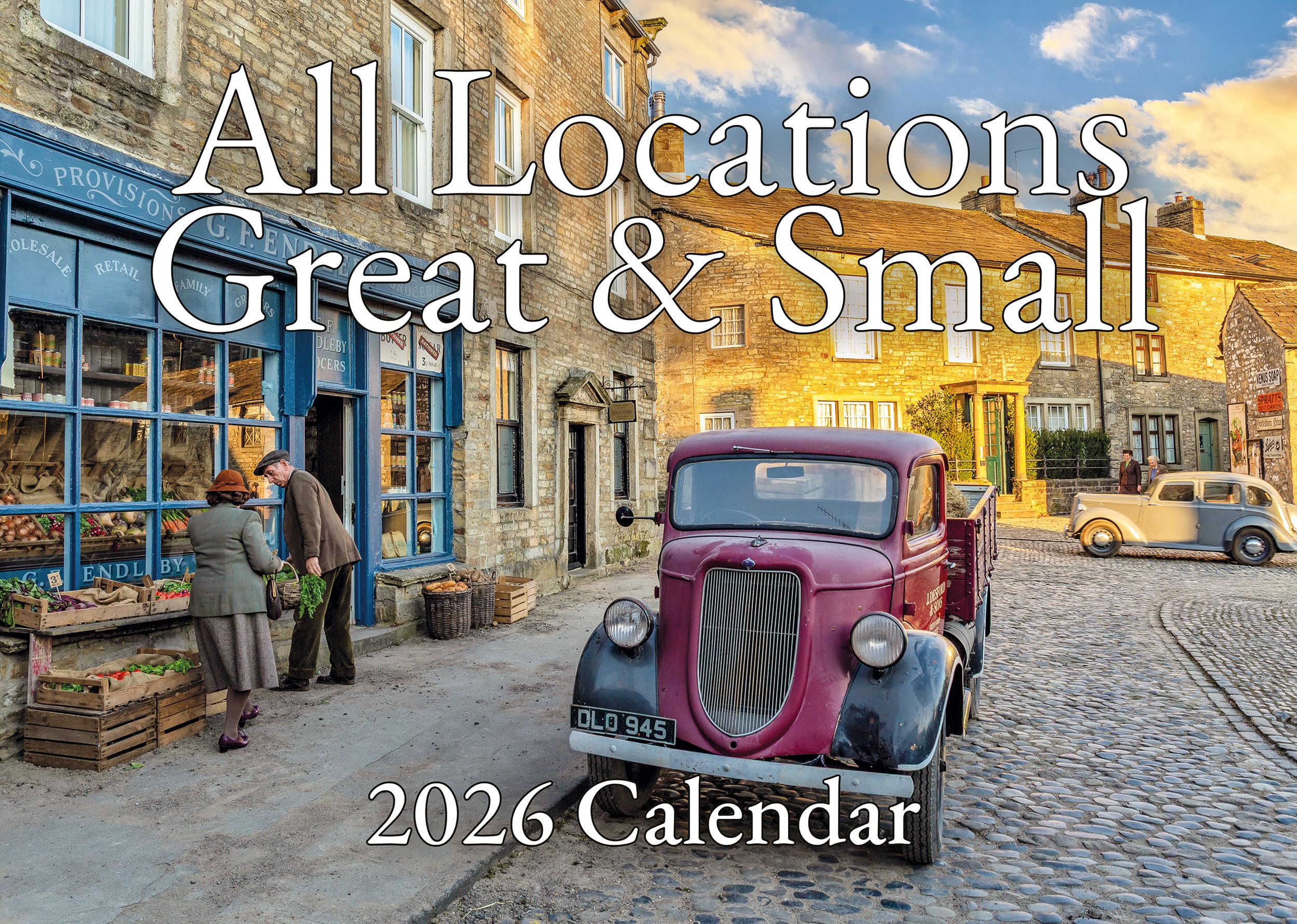 2026 All Locations Great & Small Calendar (All Creatures Great & Small Filming Locations) - A4 opens to A3 - Includes: Grassington, Arncliffe, Skipton and more...