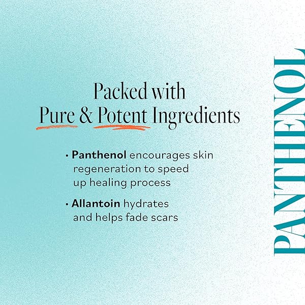 DERMA E SCAR GEL – SCAR TREATMENT FOR FACE – HYDRATING GEL FOR ACNE SCARS, BURNS & STRETCH MARKS WITH PANTHENOL & ALLANTOIN, 2 OZ